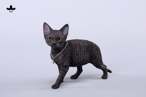 Product image of the product “1/3 Scale Devon Rex Cat 1/3 Scale Devon Rex Cat (Black) ”