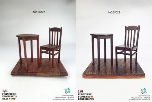 Product image of the product “1/6 Furniture, Floor Set B (Real wood) ”