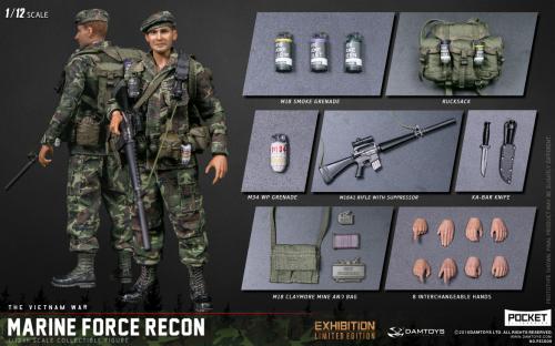 Product image of the product “1/12 Marine Force Recon in Vietnam ”