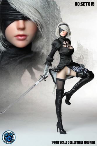 Product image of the product “1/6 Scale Sexy Robot Head Sculpt + Costume Set ”