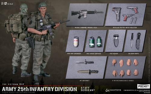 Product image of the product “1/12 Barnes  RMY 25th Infantry Division Private STAFF SERGEANT ”
