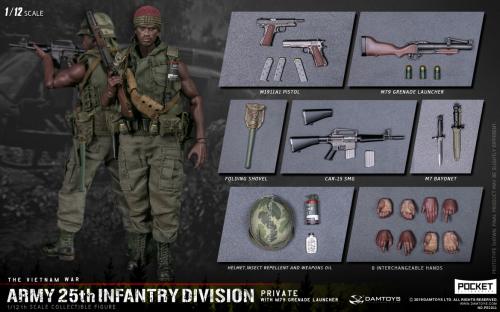 Product image of the product “1/12 big harrold ARMY 25th Infantry Division Private WITH M79 GRENADE LAUNCHER ”