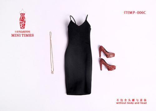 Product image of the product “sexy black split skirt suit 1/6 ”