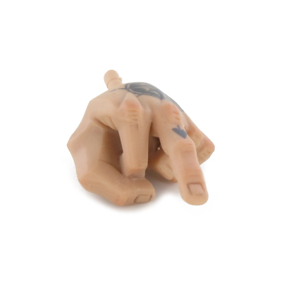 Product image of the product “Tattooed Caucasian Male Left Hand (Fuck) 1/6 ”