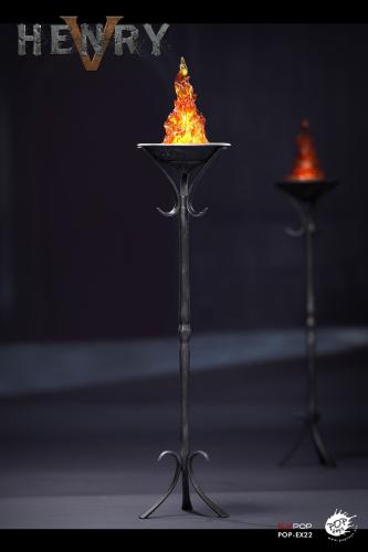 Product image of the product “Diecast Knight Fire basket  (with Led)1/6 ”