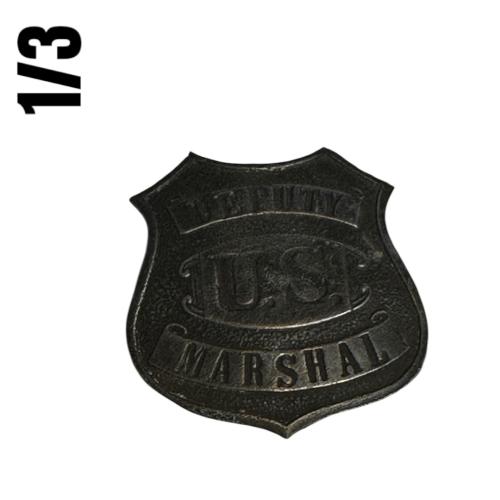 Artikelbild des Artikels “1:3 Western US Marshal Badge, Metal “