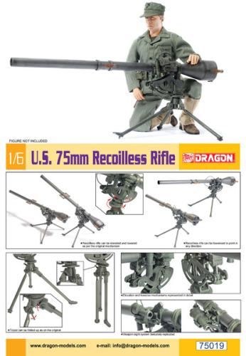 Product image of the product “U.S. 75mm Recoilless 1/6 Kit ”