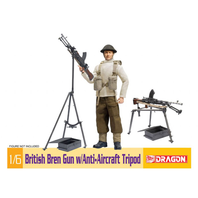 Product image of the product “British Bren Gun with Anti-Aircraft Tripod1/6 Kit ”