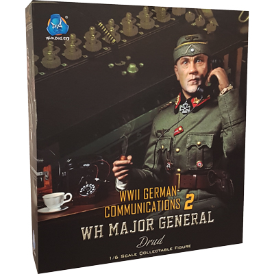 Product image of the product “Drud - Major General - Funker Set II - im Maßstab 1:6 (ca. 30cm große Figur) - ”