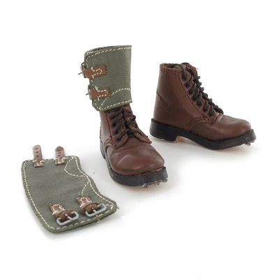 Product image of the product “German ankle boots brown w/gaiters ”