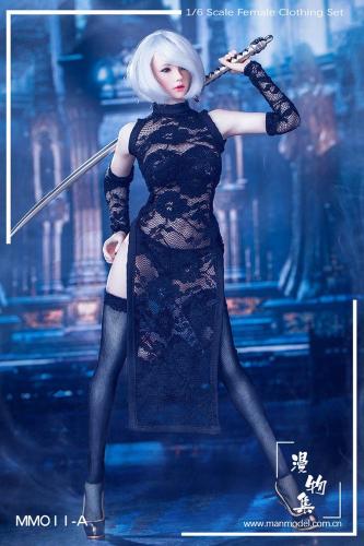 Artikelbild des Artikels “1:6 MISS Lace Cheongsam Set - in schwarz “