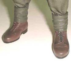 Artikelbild des Artikels “Schnürschuhe 1937, braun, mit Gamaschen “