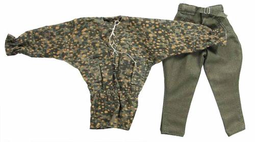 Product image of the product “Smock Tarnschlupfjacke first Model Planetreepattern with Trousers 1/6 ”