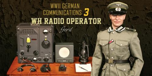 Product image of the product “Gerd - WWII German Communication 3 WH Radio Operator - Figure in 1:6 scale ”