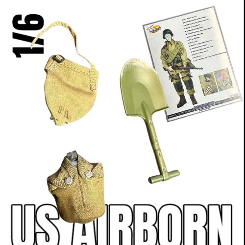 Artikelbild des Artikels “US Shovel short handle and Canteen 1/6 “