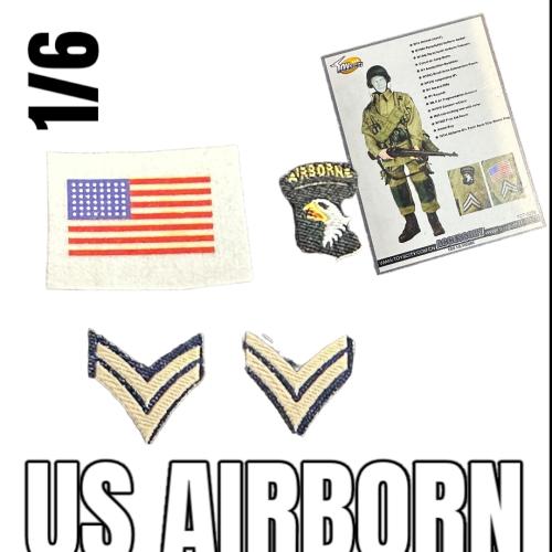 Artikelbild des Artikels “101st Airborne Div. Patch - Rank Strip - Sleeve Flag 1/6 “