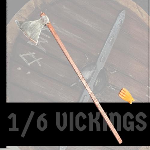 Product image of the product “Viking Long Axt  1/6 real wood and Metal ”