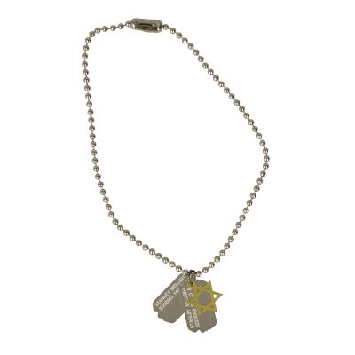 Product image of the product “Mellish Dog Tags with Star of David Pendant  1/6 ”