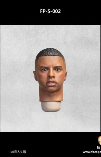 Product image of the product “African Male Headsculpt with Expression 1/6 ”