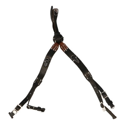 Product image of the product “Koppeltragegestell mit Hilfstrageriemen in leder 1/6 ”