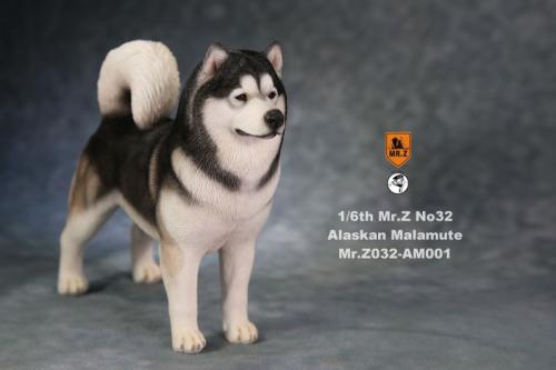 Artikelbild des Artikels “Alaskan Malamute Dog (Black) 1:6 “