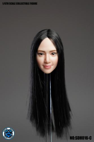 Artikelbild des Artikels “Sexy Asian Head Blk long Hair im Maßstab 1:6 “
