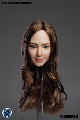 Artikelbild des Artikels “Sexy Asian Head brown long Hair im Maßstab 1:6 “