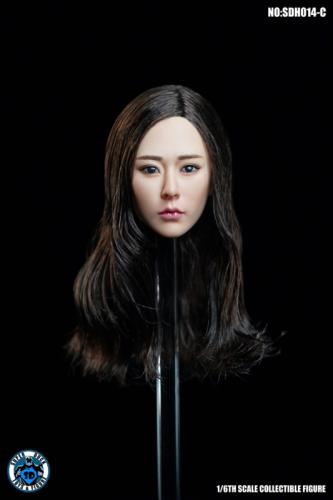 Product image of the product “Sexy Asian Head black long Hair im Maßstab 1:6 ”