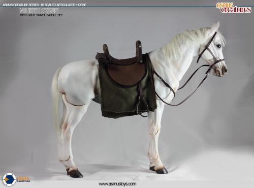 Artikelbild des Artikels “Asmus Collectible - The White Horse (CRE001) - Horse in 1:6 scale “