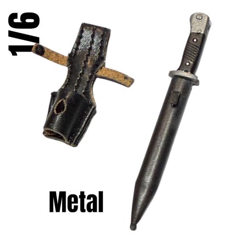Artikelbild des Artikels “K98 Bayonet Metal mit Leather Träger “