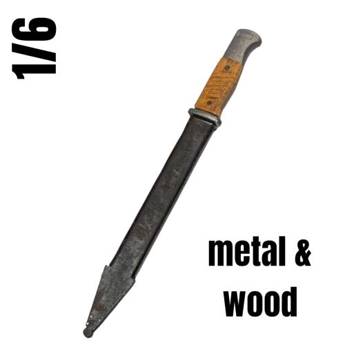 Artikelbild des Artikels “Bajonett Seitengewehr K 98 Metal 1/6 “