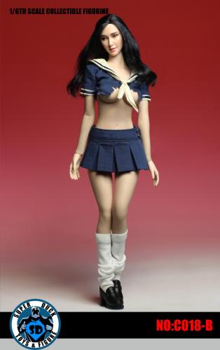 Artikelbild des Artikels “1:6 Battle Damaged Female School Uniform Set (Blue) “