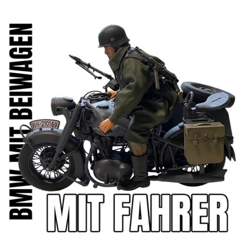 Artikelbild des Artikels “BMW mit Seitenwagen und Figur ( Kunststoff) 1/6 “
