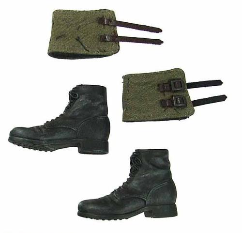 Artikelbild des Artikels “Schnürschuhe 1937, schwarz mit Gamaschen, Stoff “
