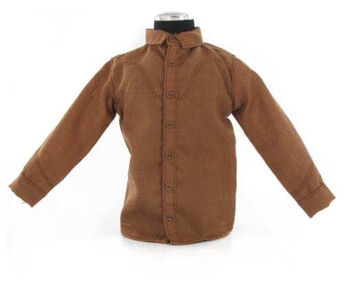 Artikelbild des Artikels “Cowboy Shirt Dunkelbraun (zum knöpfen) “