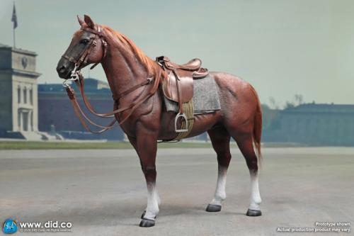 Product image of the product “Anselm - WW II German - Brown WWII German War Horse (Standing)- in 1:6 ”