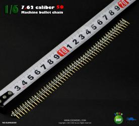 Product image of the product “7,62 Caliber 20 Gurt metal, 20 Bullets Gurt metal ”