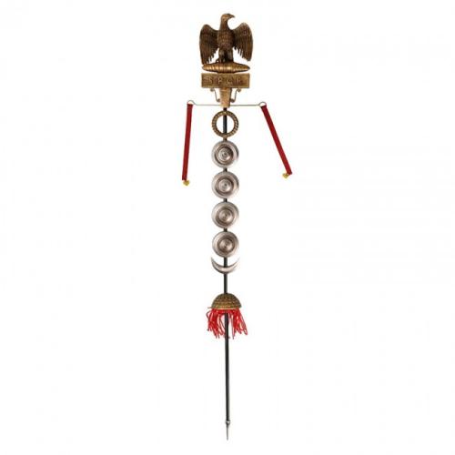 Product image of the product “Camp Flag Bearer Eagle Banner (Gold) 1/6 ”