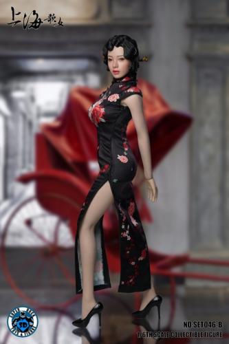 Product image of the product “Cheongsam Dress Set (Black) 1/6 ”