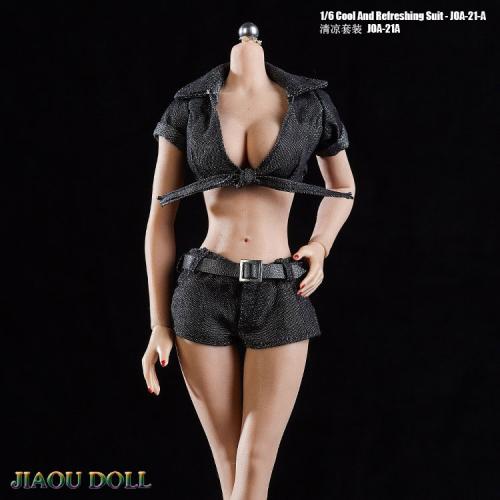 Product image of the product “1/6 Top und Shorts  (Black) ”