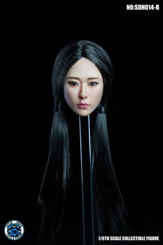 Artikelbild des Artikels “Sexy Asian Head brown long Hair im Maßstab 1:6 “