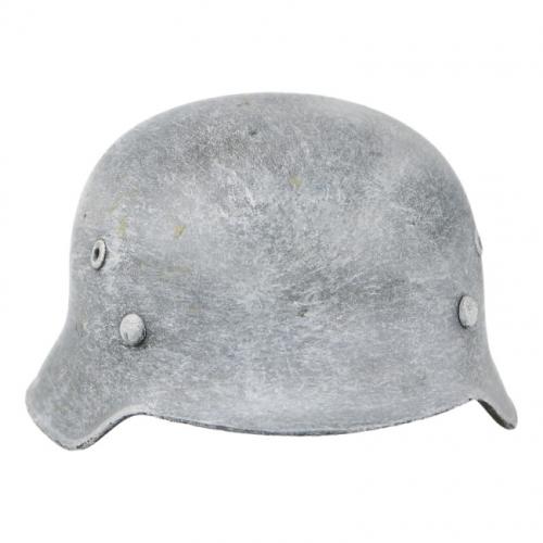 Product image of the product “Diecast German Winter Helmet (White) Metal  1:6 ”
