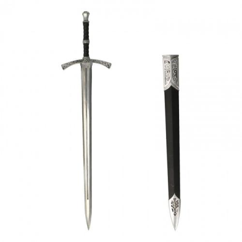 Product image of the product “1/6 Diecast Knight Hospitaller Master Sergeant Sword with Scabbard (Silver) ”