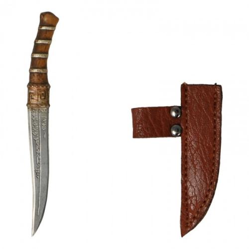 Artikelbild des Artikels “Diecast Knight Teutonic Herald Dagger with Leather Scabbard (Silver) 1:6 “