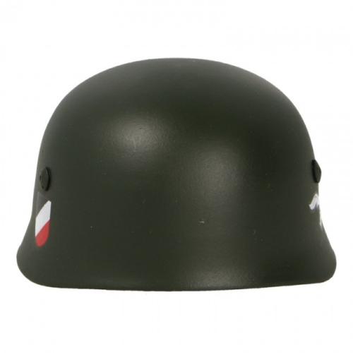 Product image of the product “Fallschirmjäger Helm mit Abzeichen in Metal 1/6 ”