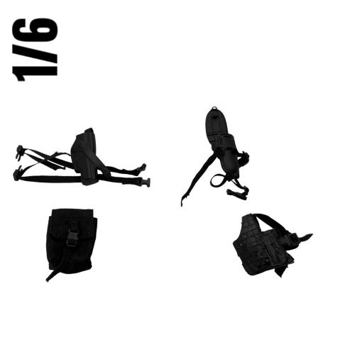 Artikelbild des Artikels “Dropdown Black  Holster Sets 1/6 “