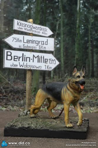 Artikelbild des Artikels “Deutscher Schäferhund mit Schilder-Set 1:6 “