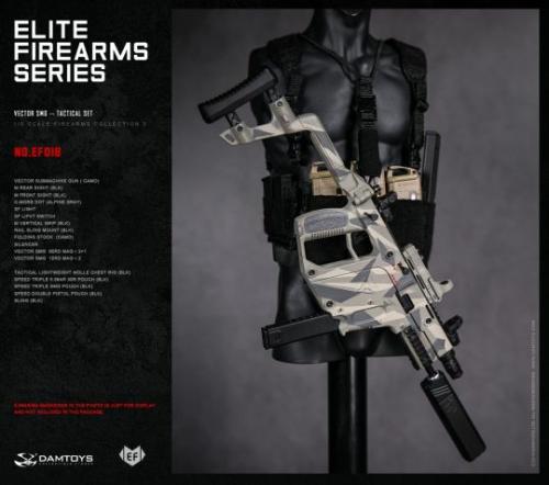 Product image of the product “1/6 Elite Firearms Series 3 - Vector SMG Tactical Set (Alpine Gray) ”