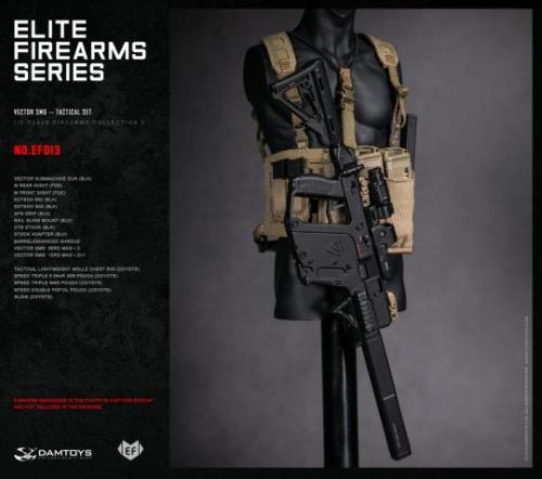 Product image of the product “1/6 Elite Firearms Series 3 - Vector SMG Tactical Set (Blk) ”