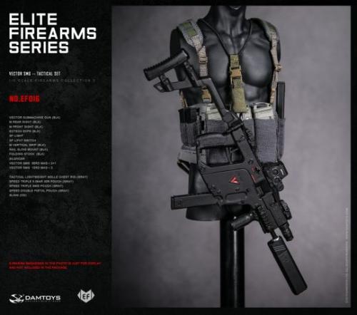 Product image of the product “1/6 Elite Firearms Series 3 - Vector SMG Tactical Set (Blk) ”